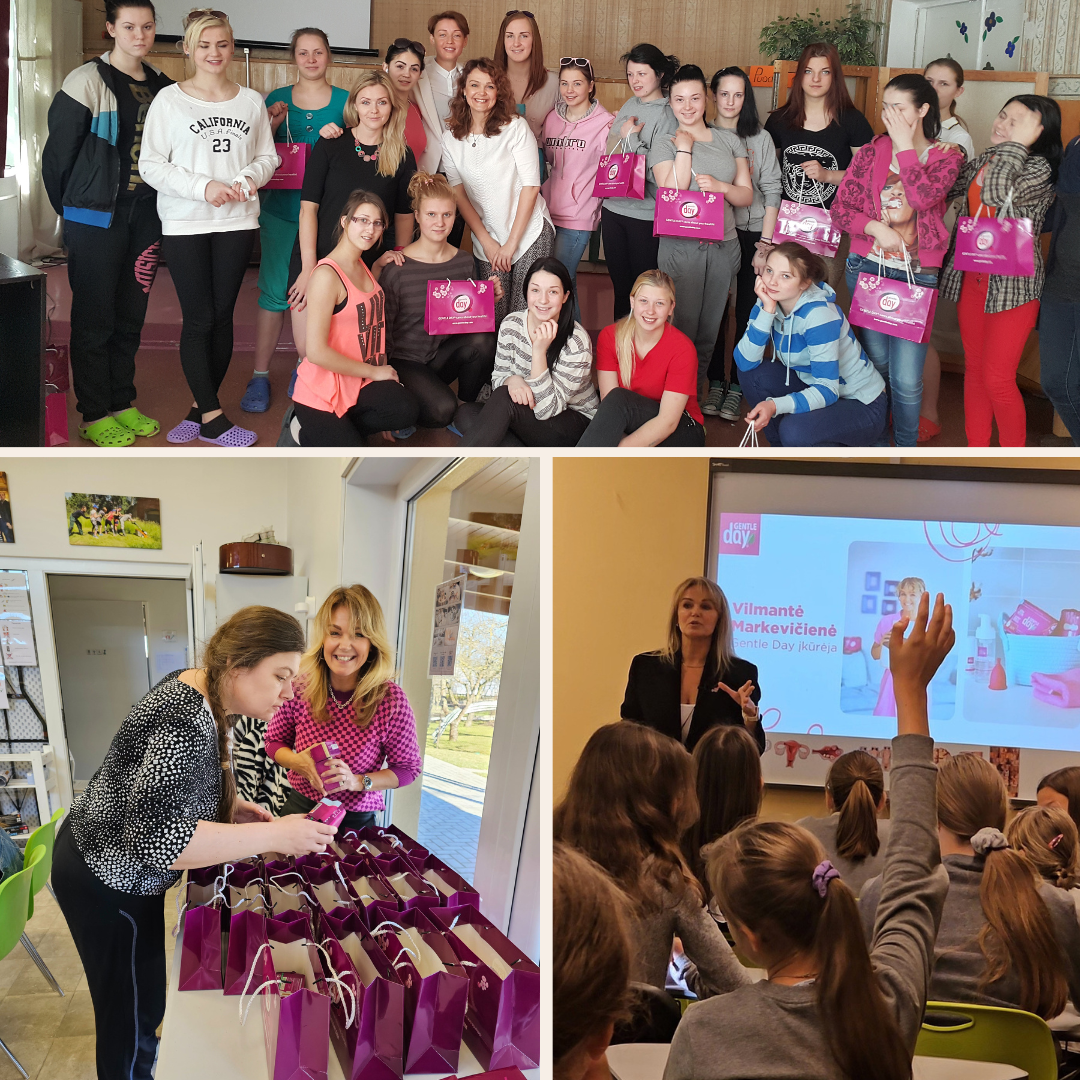 Period pad donation to schools