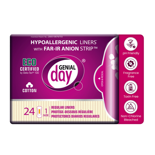 Genial Day hypoallergenic cotton liners