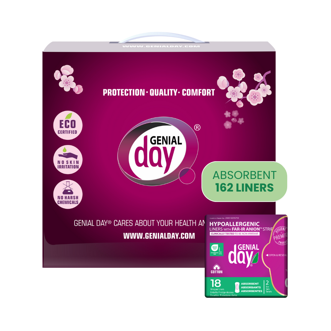 Genial Day absorbent cotton liner kit