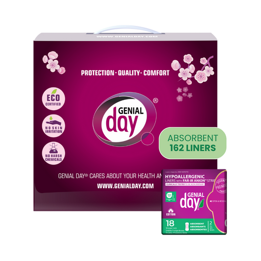 Genial Day absorbent cotton liner kit