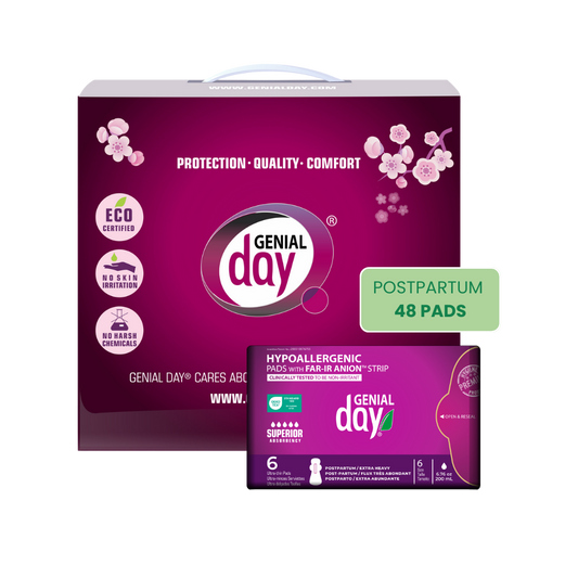 Genial Day postpartum pads