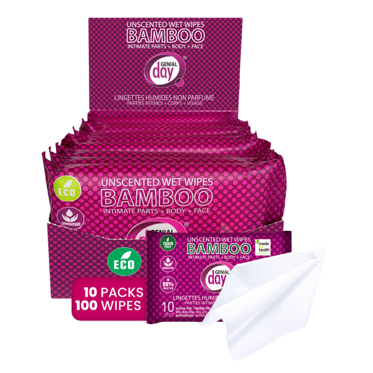 Unscented bamboo wet wipes bundle