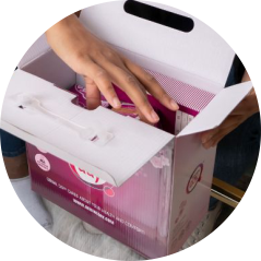 Genial Day Menstrual Pads, Menstrual Box, Period Kit