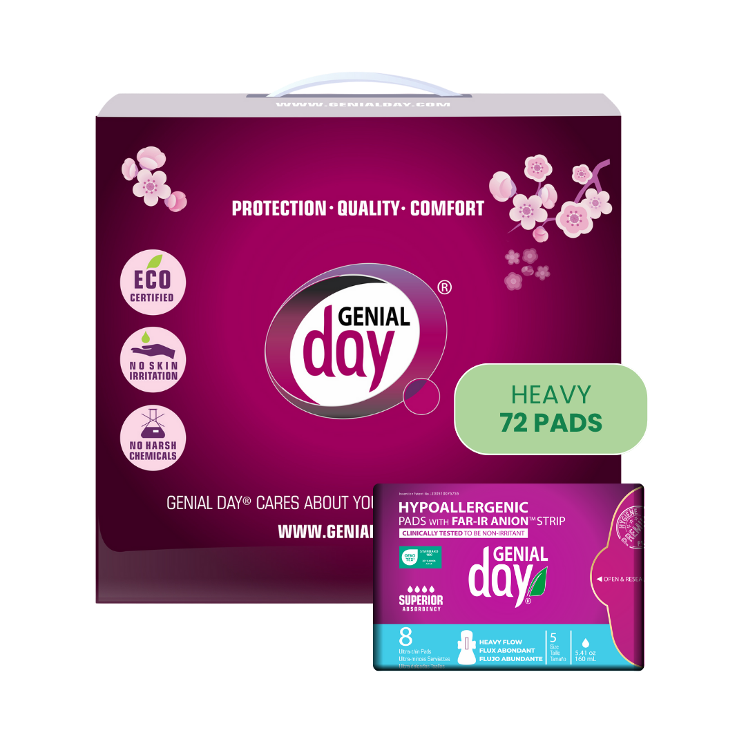 Genial Day heavy flow pad kit