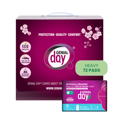 Genial Day heavy flow pad kit