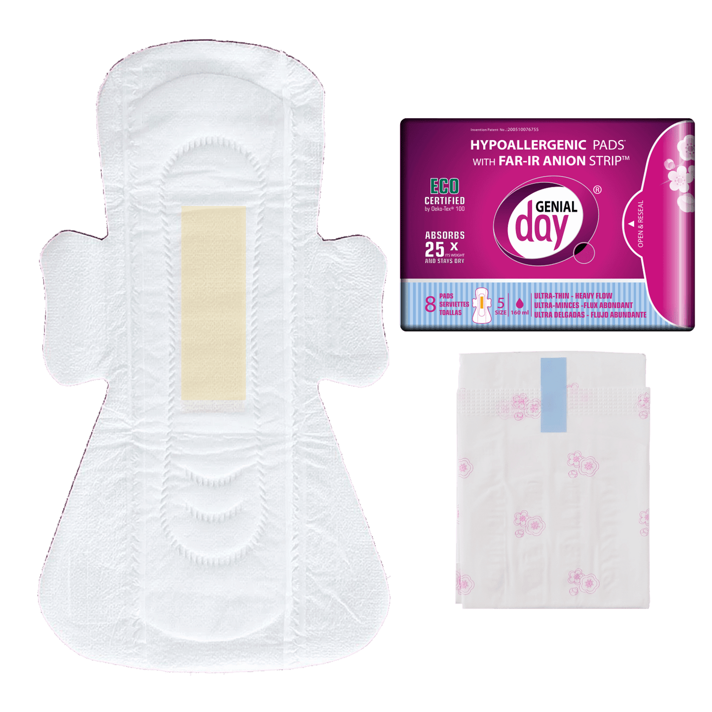Genial Day Heavy Flow Menstrual Pad