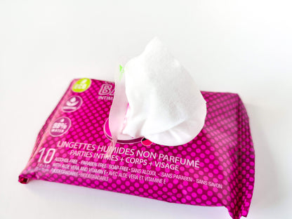 Unscented bamboo wet wipes