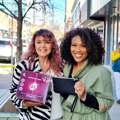 Ms J brand and Vilmante from Genial Day